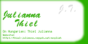 julianna thiel business card